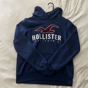 Navy blue, hoodie from Hollister